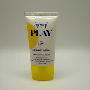 Supergoop PLAY Everyday Lotion SPF 50 With Sunflower Extract 1 oz EXP 03/2027
